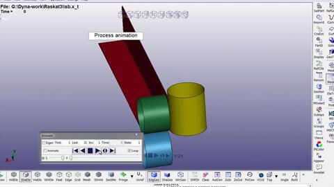 rolling process animation