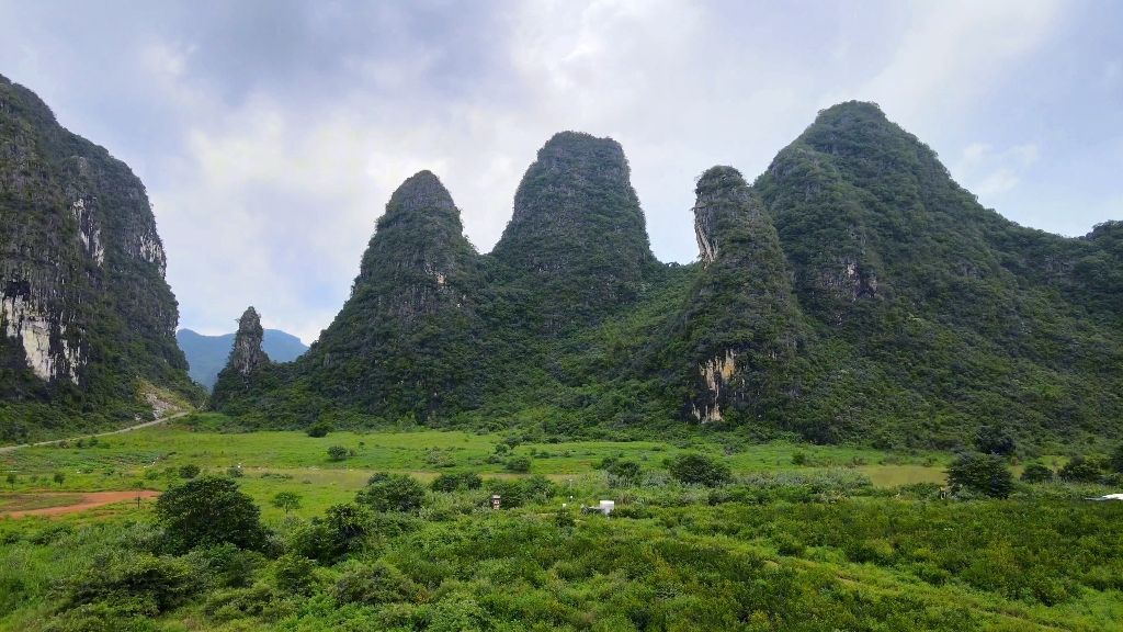 广西钟山县水墨画廊风景