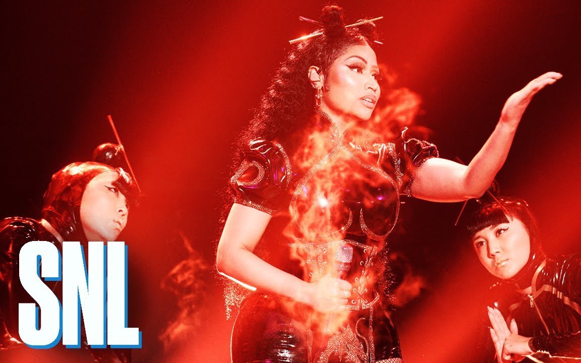 【nicki minaj】麻辣鸡最新现场表演新单《chun-li》_哔哩哔哩_bili