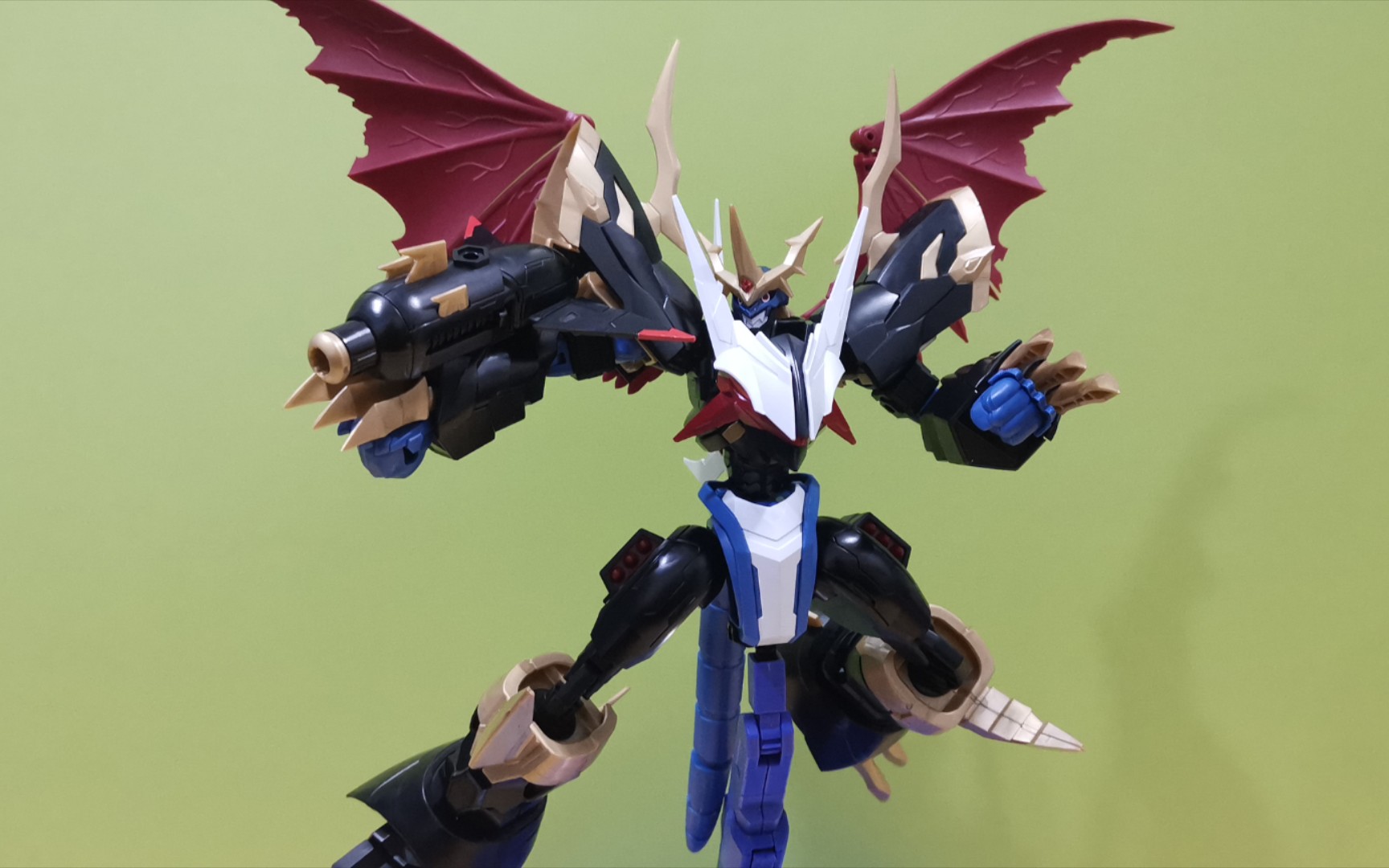 万代数码宝贝2frs帝皇龙甲兽开盒板件素组分享