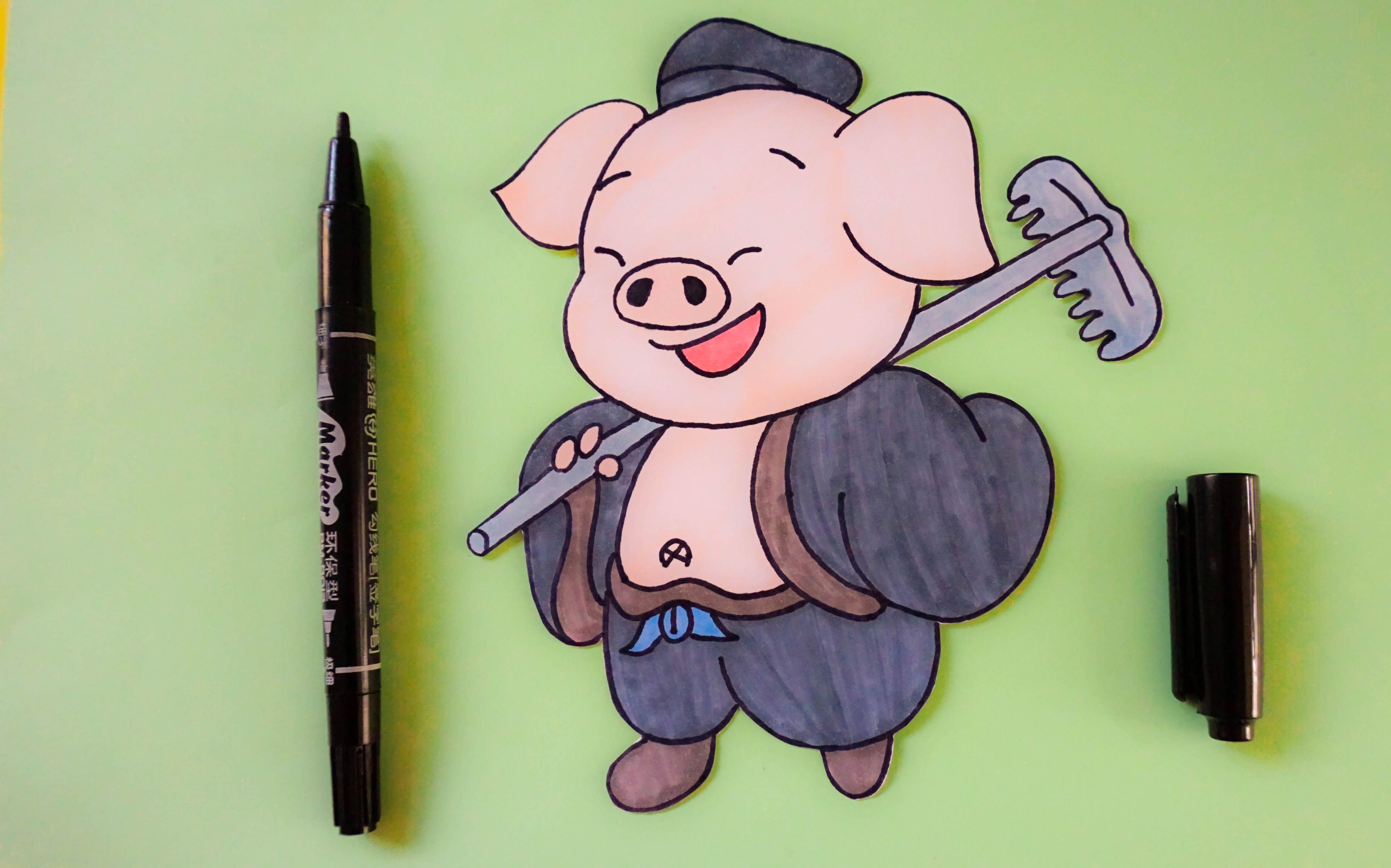 猪八戒的动画形象图片