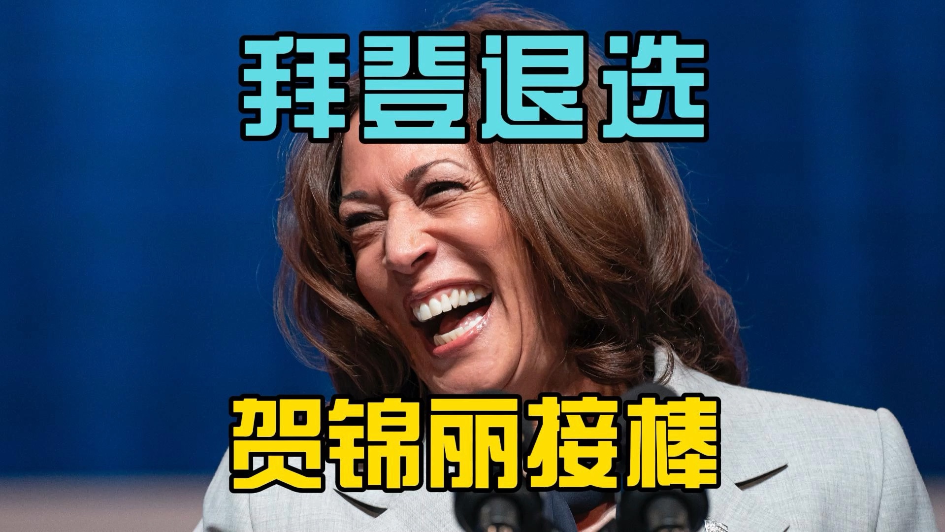 拜登退选,贺锦丽接棒