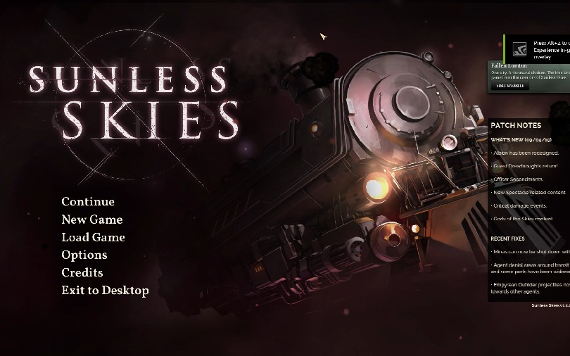 [图]【喵了个咪了个喵】Sunless Skies 无光之空 GRE之空（划掉