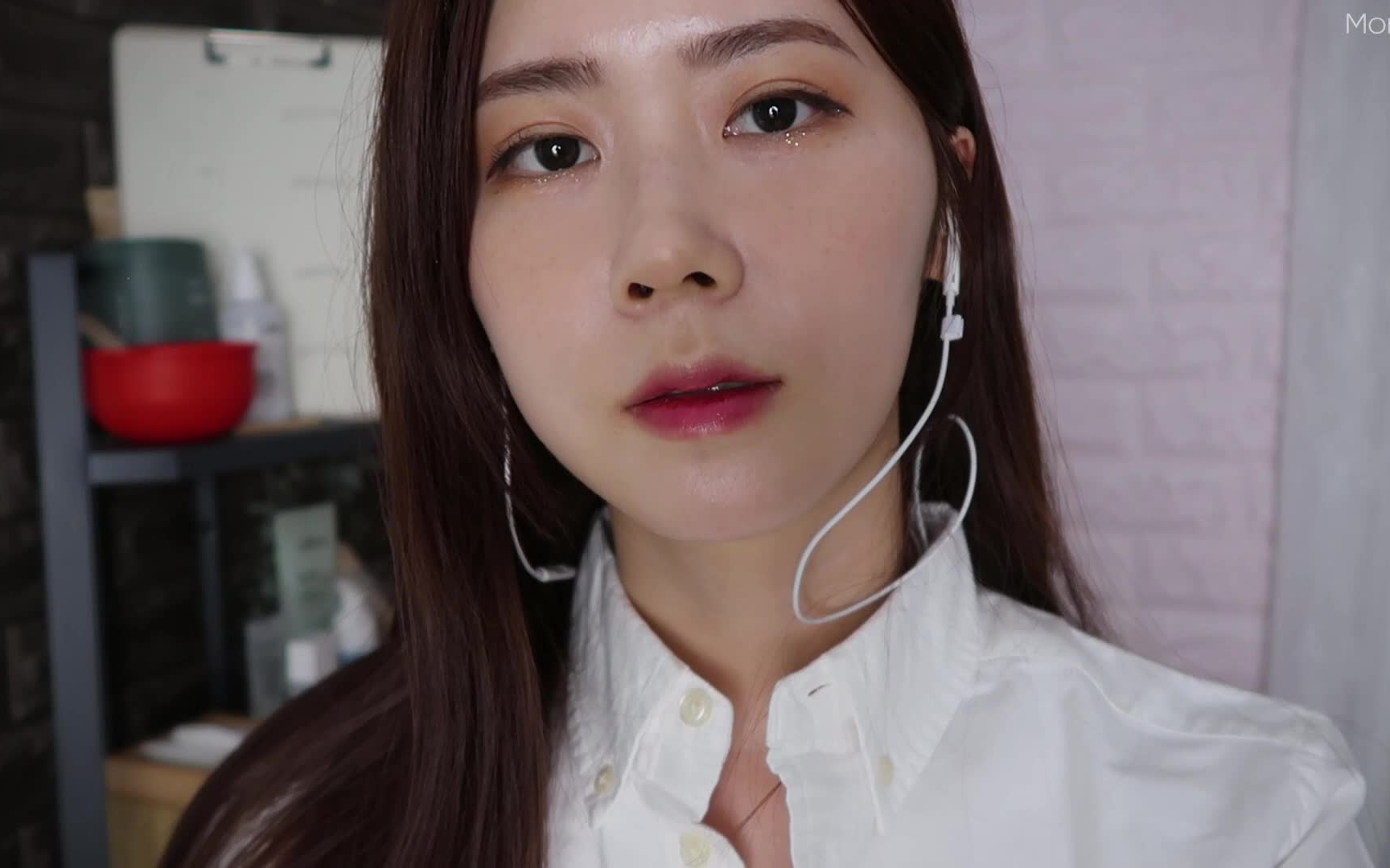 中文字幕 mongsilunnie 助眠 眉蜡 修眉 扒拉你眉毛_哔哩哔哩_bili