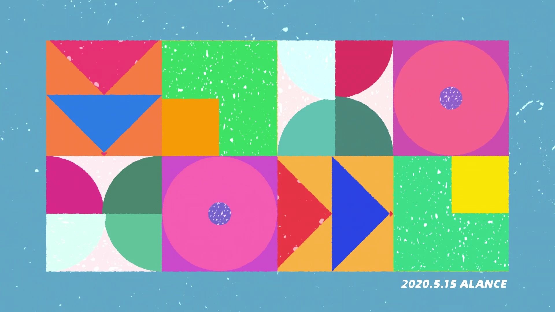 ae几何图形mg动画