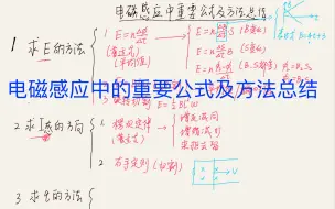 Download Video: 电磁感应中的公式及方法总结