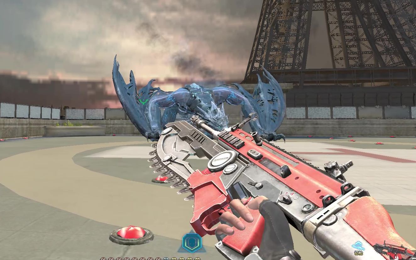 逆战:史上唯一能带有大杀器的步枪,并且电锯伤害更高!