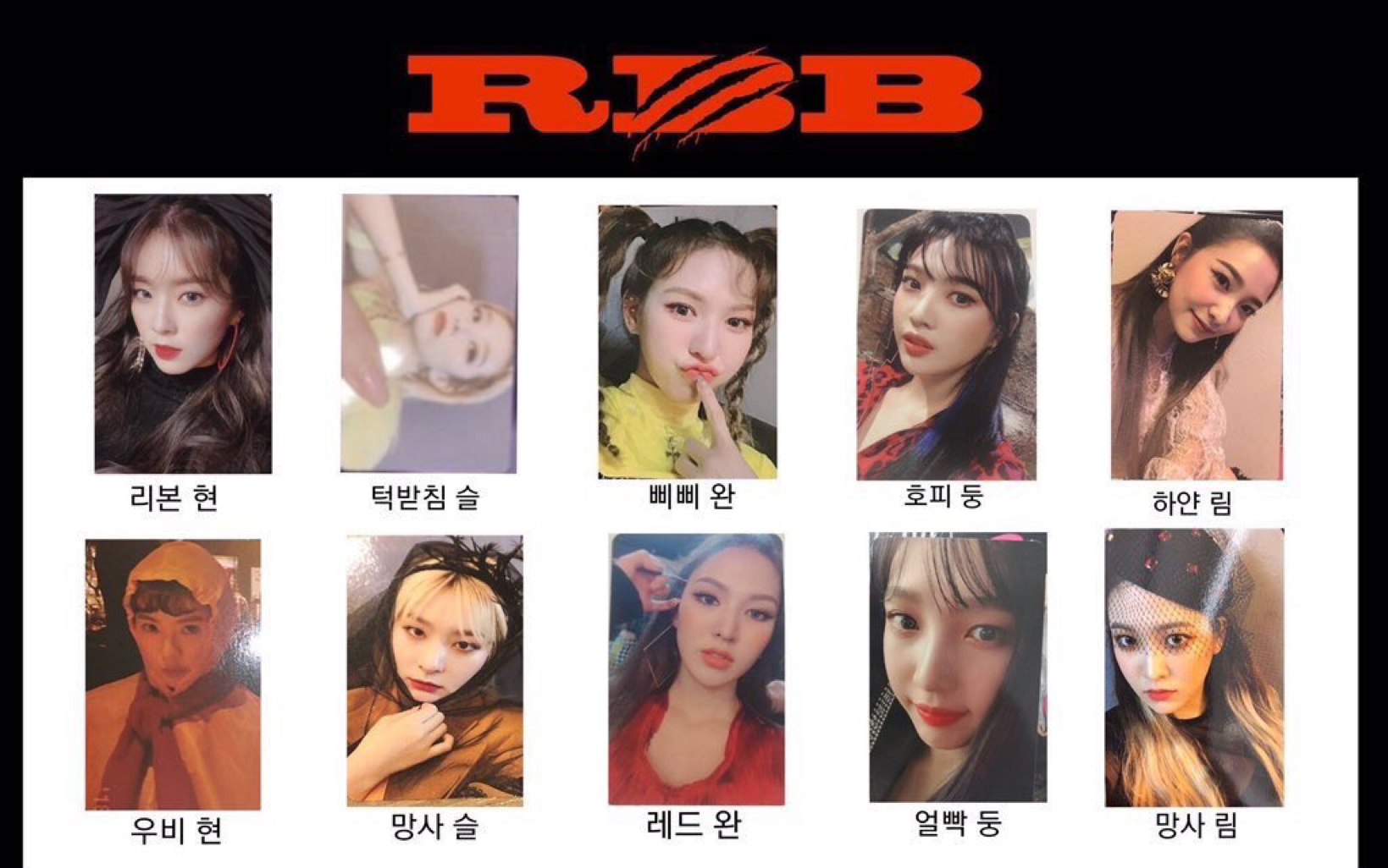 ネイビーシー Red Velvet RBB iPhoneケース トレカ ウェンディ