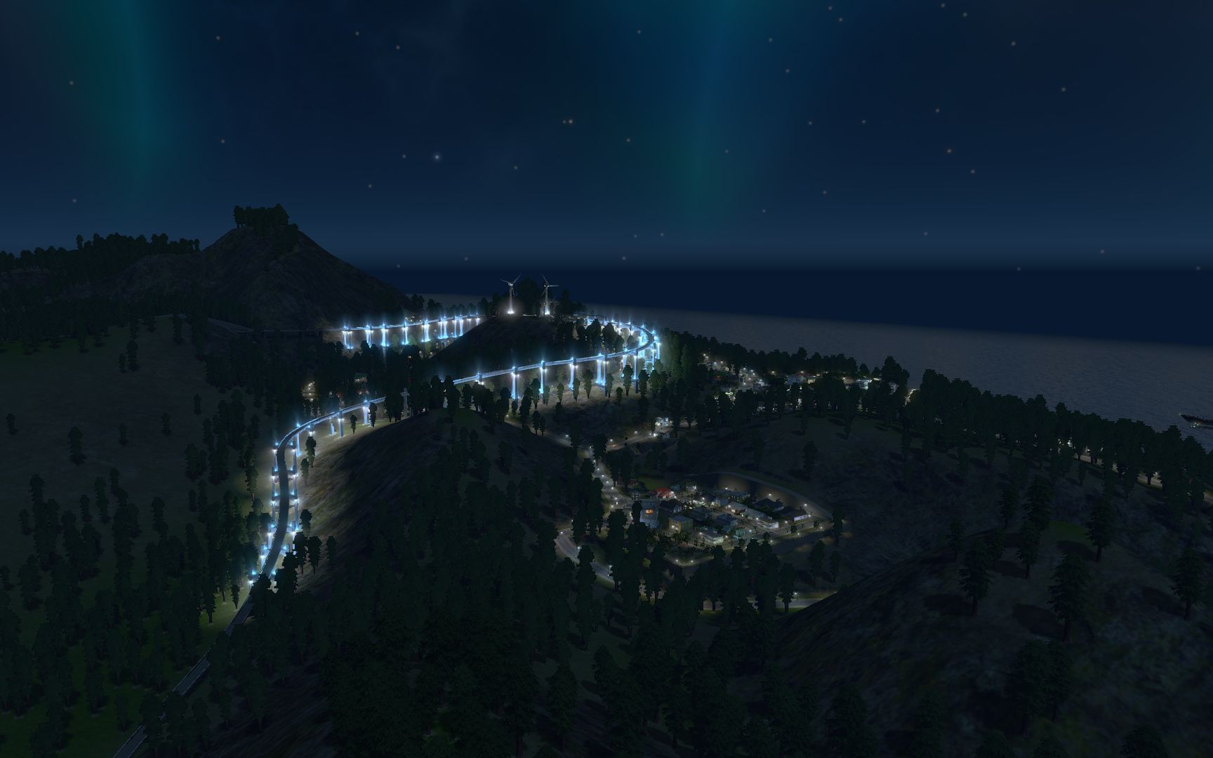 城市天际线打造黄金半岛p5山中村落群建设之自然保护区建设