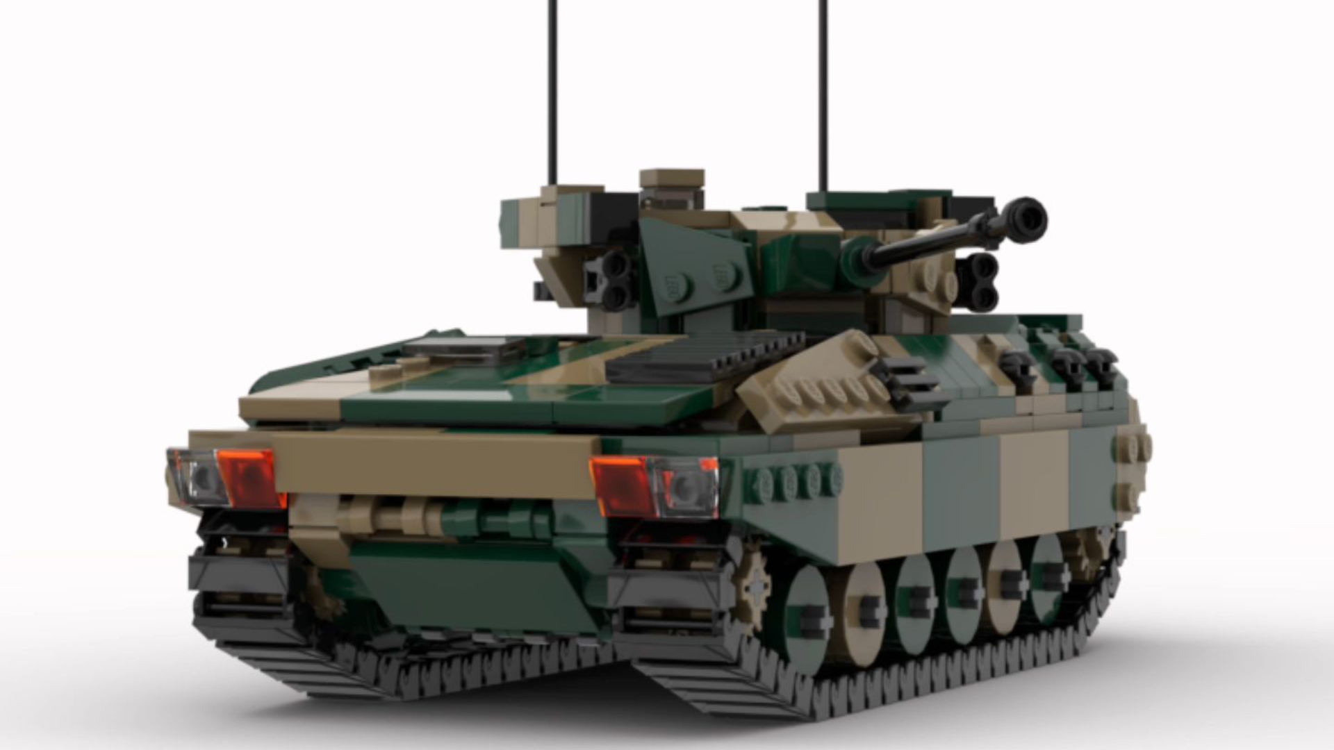 目力个人积木moc 陆上自卫队89式步兵战车 1/35