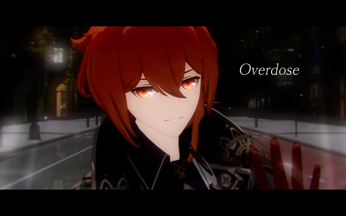 【原神mmd】overdose【迪盧克&凱亞9090】