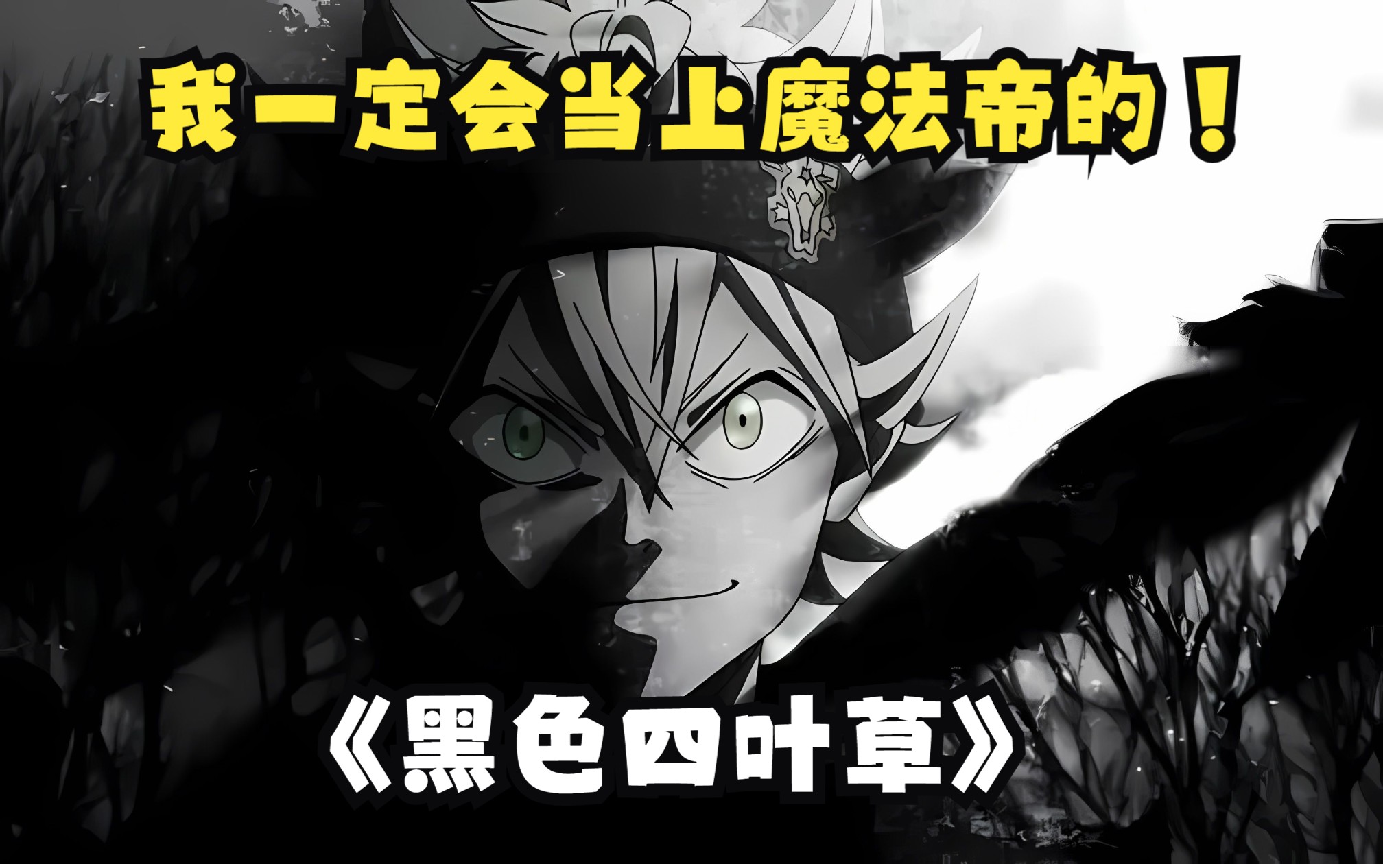 之【黑色四叶草】这是关于一位没有魔力的少年却想要成为魔法帝的故事