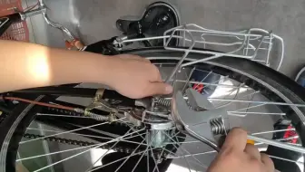 通勤后抱刹拆装（拆）