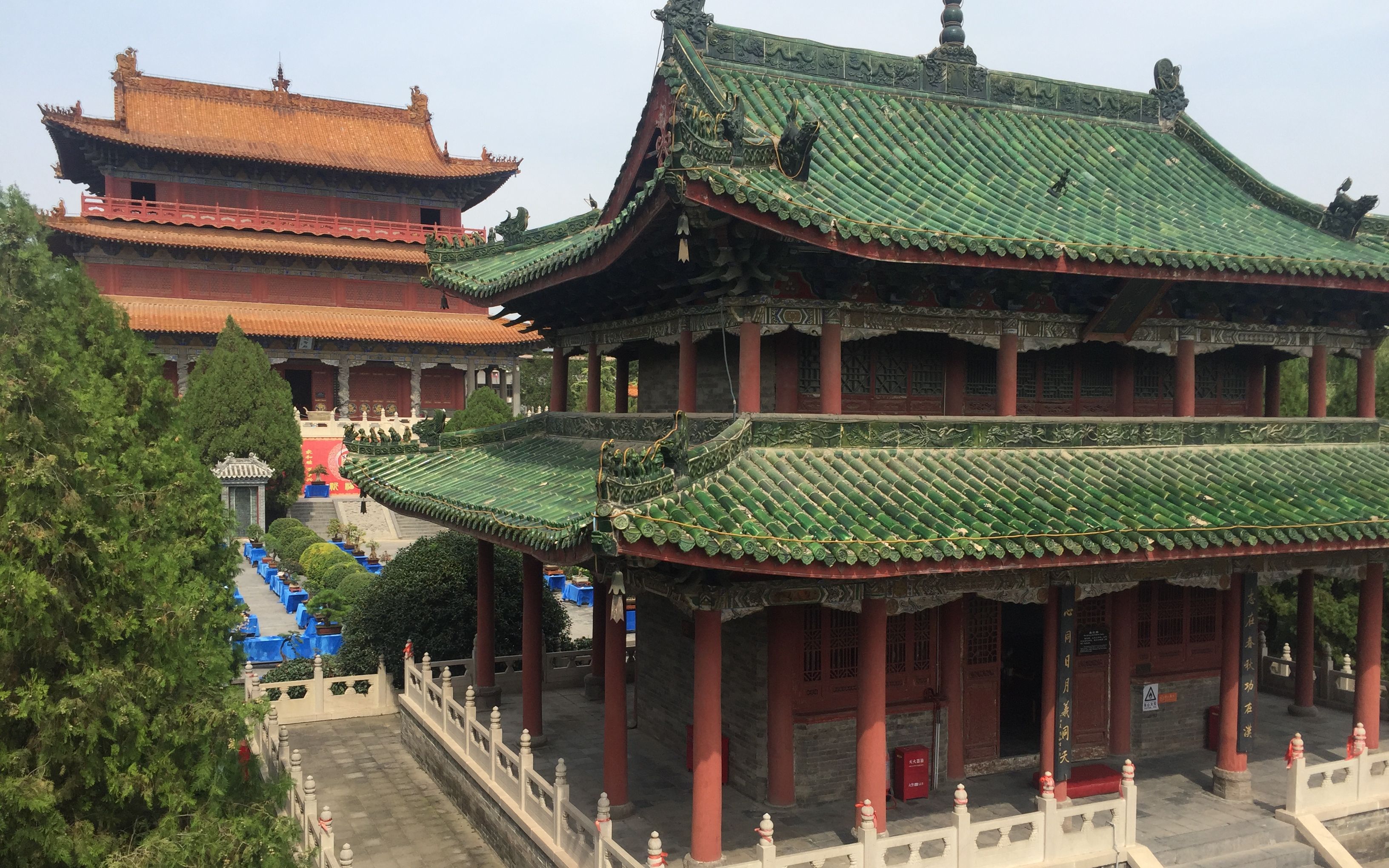 实拍河南许昌:春秋楼,曾经是曹操软禁关羽和刘备二位夫人的地方