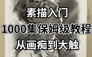 Télécharger la video: 【素描入门-精通】1000集！偷偷学完惊艳所有人，绝对是B站最全面的素描教程，从零基础开始！（三连交学费，白嫖学不会）