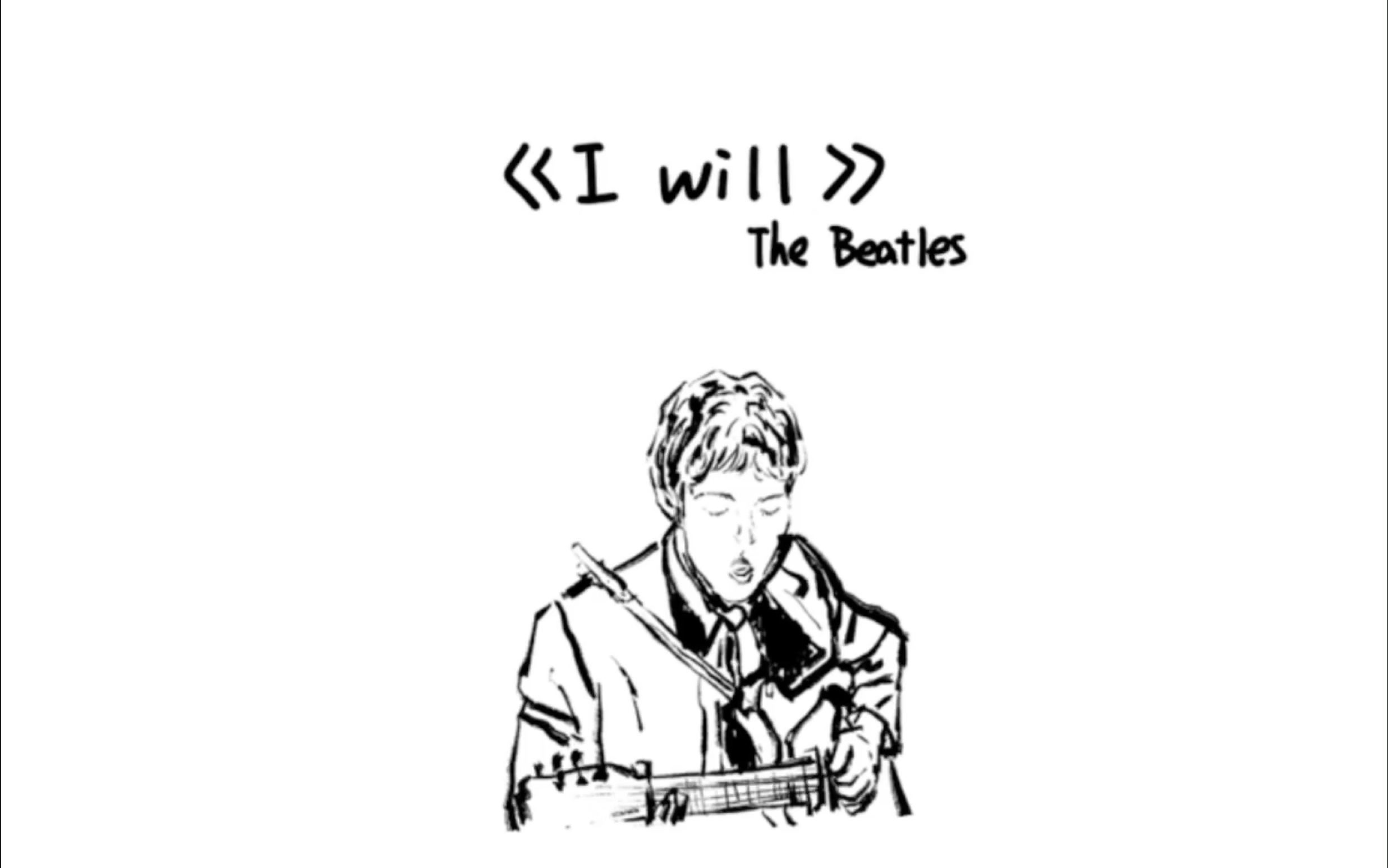 [图]【I Will-The Beatles】泡儿太甜了啦