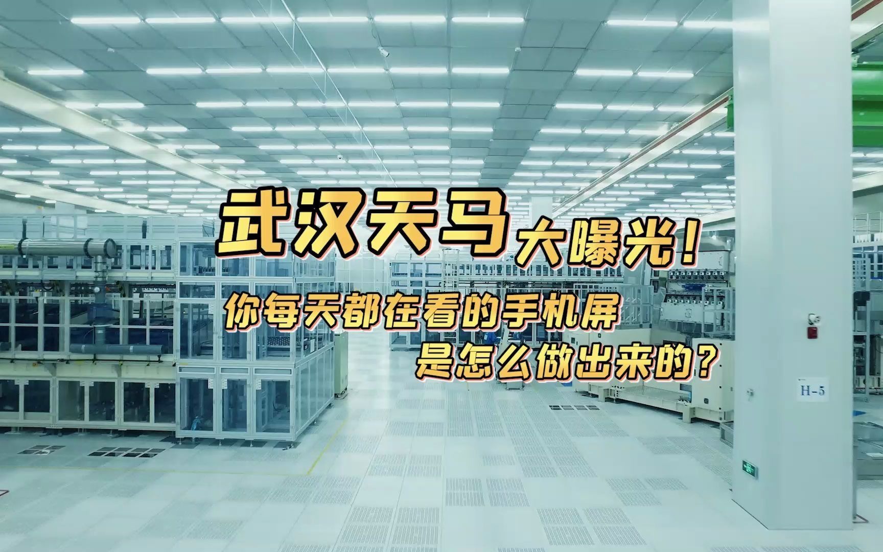 武汉天马大曝光!你每天都在看的手机屏,是怎么做出来的?哔哩哔哩bilibili