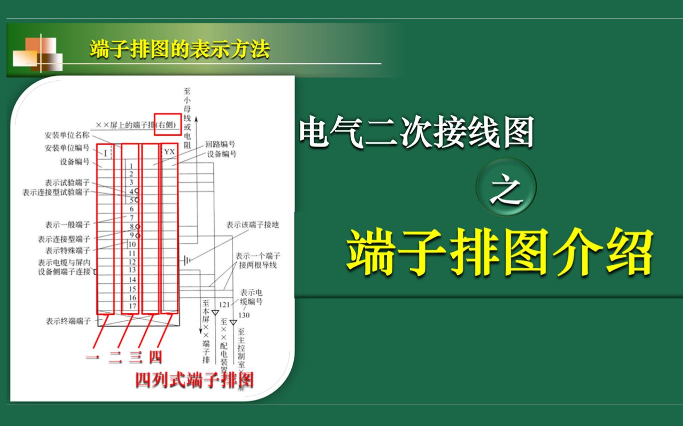 端子排接线示意图图片