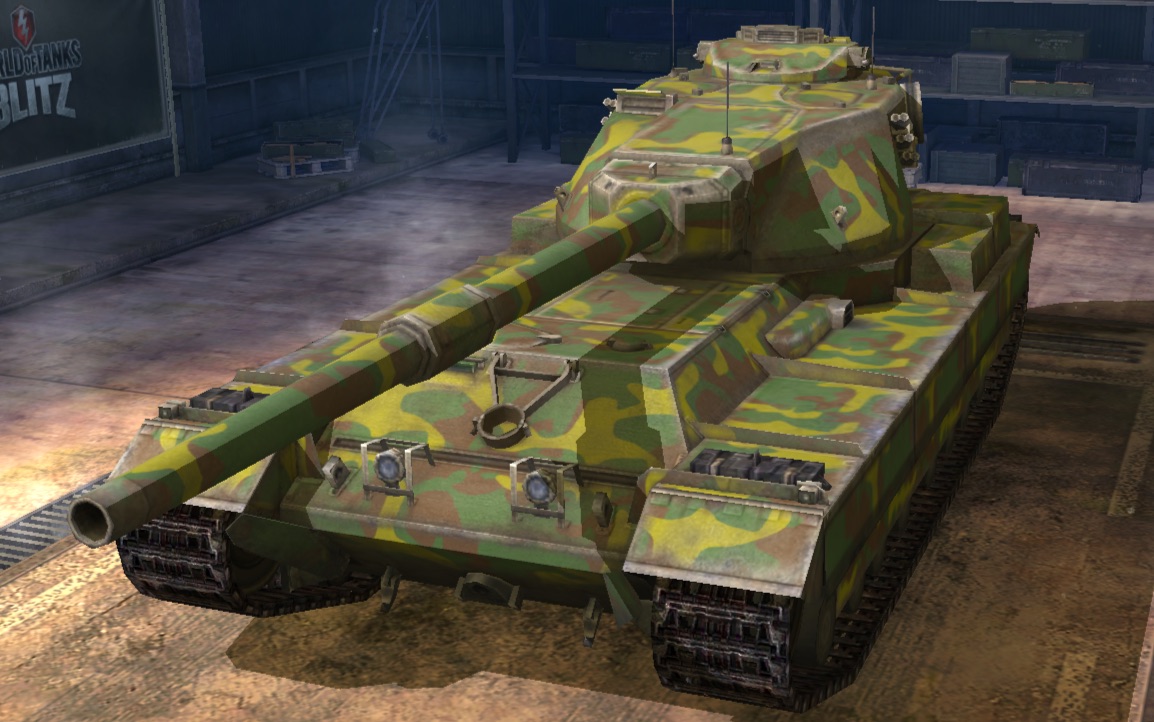 【洪兴二佬】坦克世界闪电战 fv215b 英国十级重坦