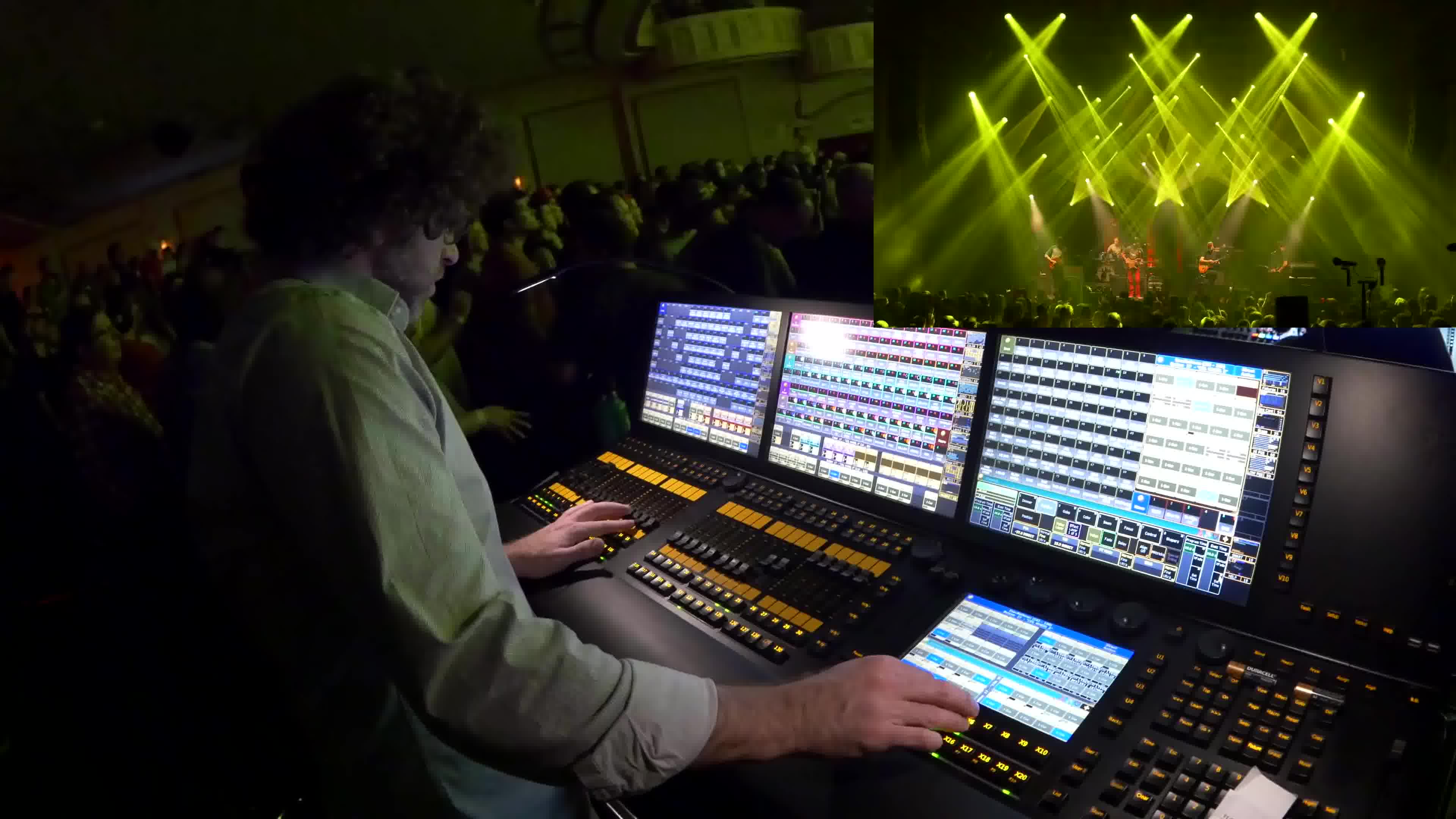 老外用ma2控台即兴演出的编程操作演示_哔哩哔哩_bilibili