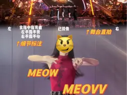 Download Video: 好爽的女团舞！！MEOVV出道曲MEOW舞蹈镜面教程（手部细节标注版）舞台直拍同屏对比