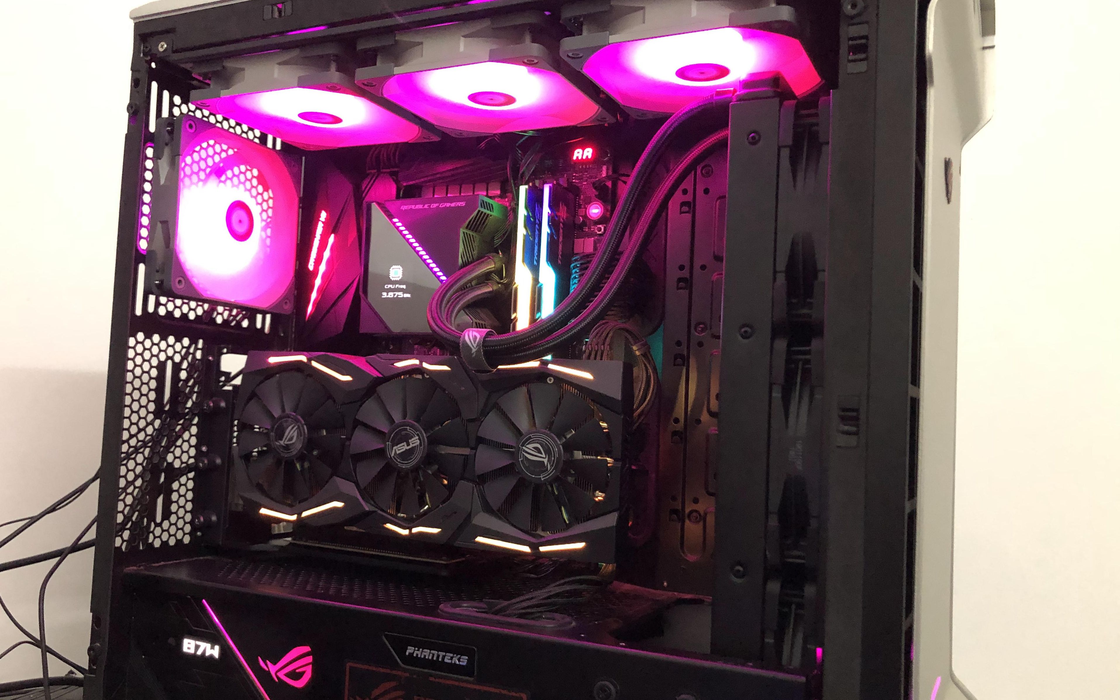 追风者pk515etg硬核改装竖装显卡