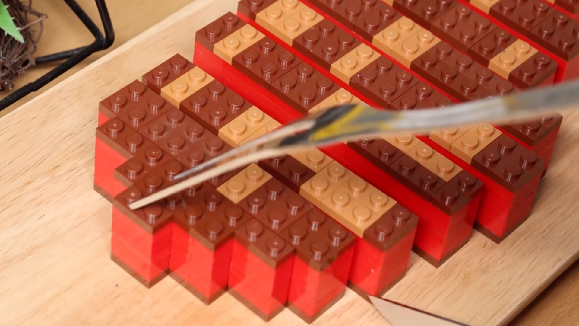 乐高积木烹饪-芝士牛排 超解压 超治愈_哔哩哔哩_bilibili