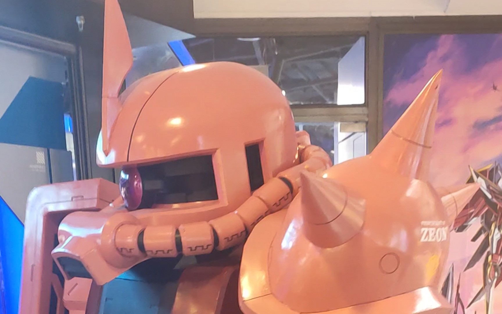 [扎古出击]上海高达基地正大 夏亚专用扎古 演出