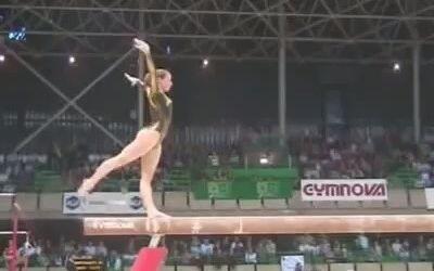 【奥诺蒂+侧团】Jenny Kohler 2006年法国全国体操锦标赛 平衡木