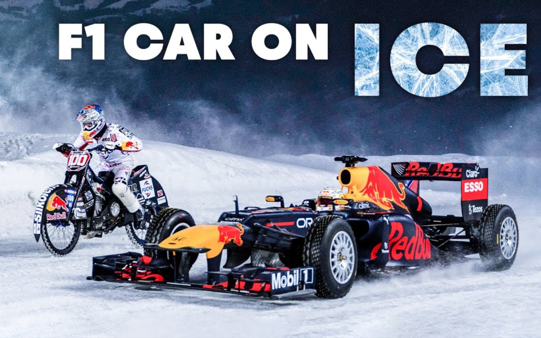 【red bull】f1赛车冰上极速竞赛 不要命 就是淦
