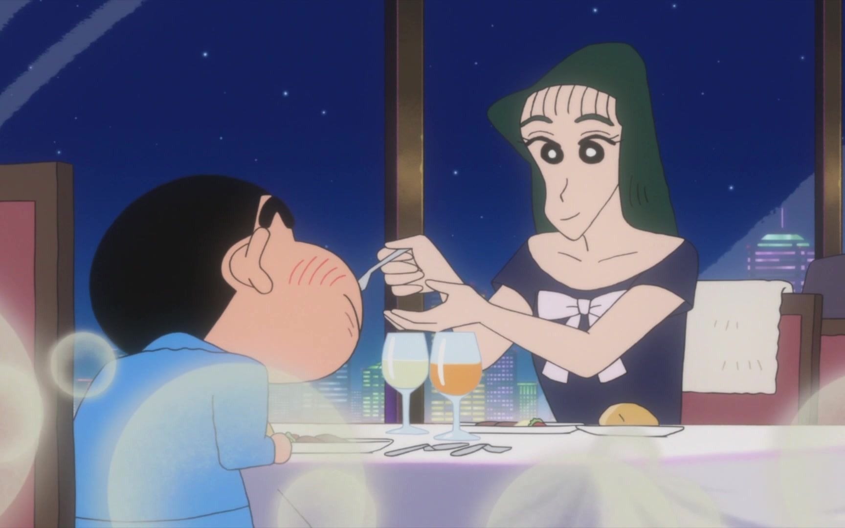 娜娜子真对小新说"我喜欢你"的时候,新之助却逃了98_哔哩哔哩 (゜