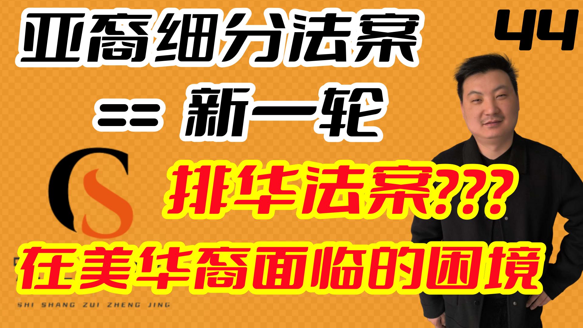 亚裔细分法案落地!等于新一轮的排华法案?美国华裔面临的困境!史上最政经,聊聊历史 看看时事.横向的世界 44期哔哩哔哩bilibili