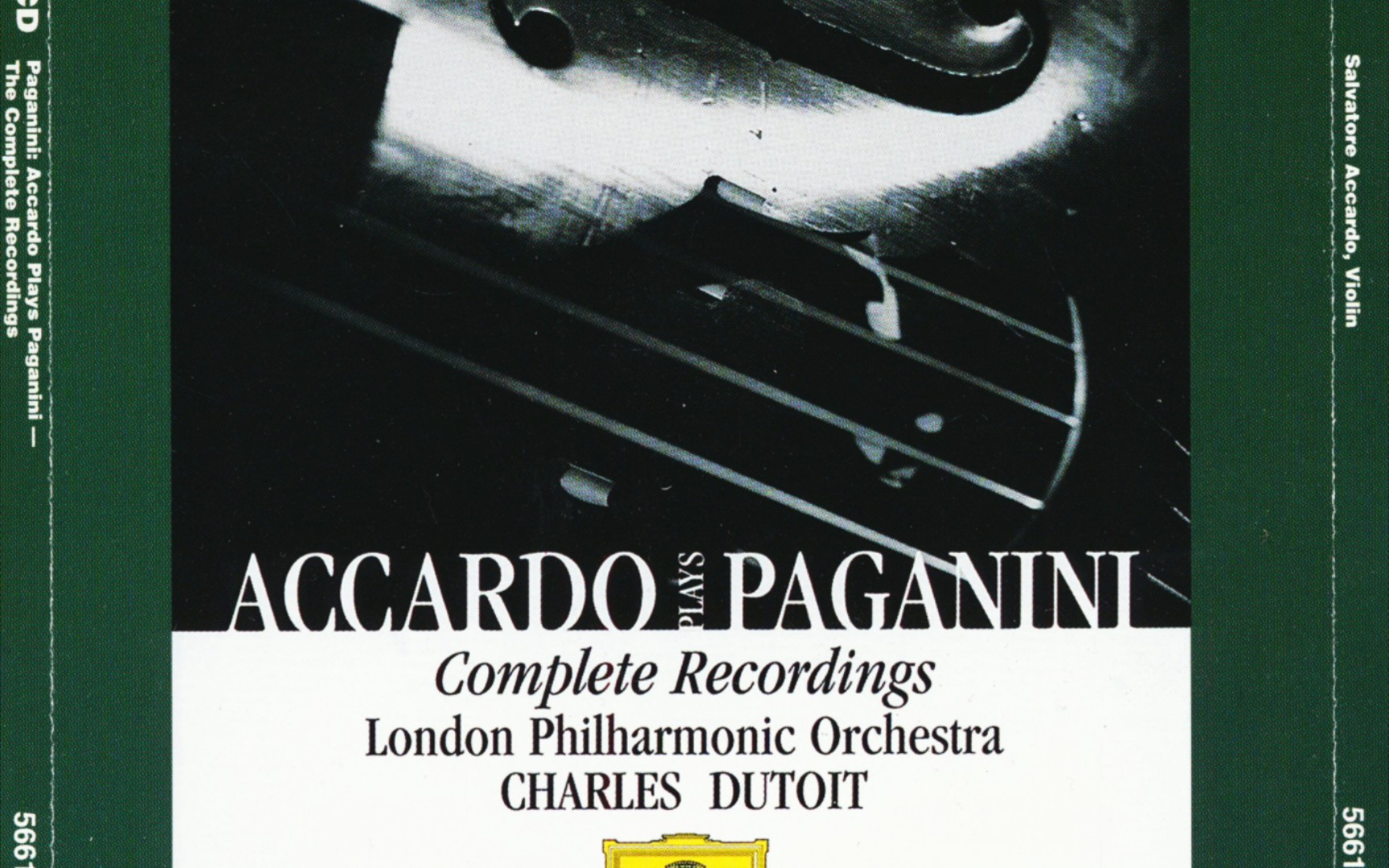 [图]阿卡多演奏帕格尼尼作品集 Accardo plays Paganini CD2《第三号小提琴协奏曲》/《第四号小提琴协奏曲》