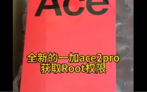 Download Video: 全新一加Ace2pro获取root权限