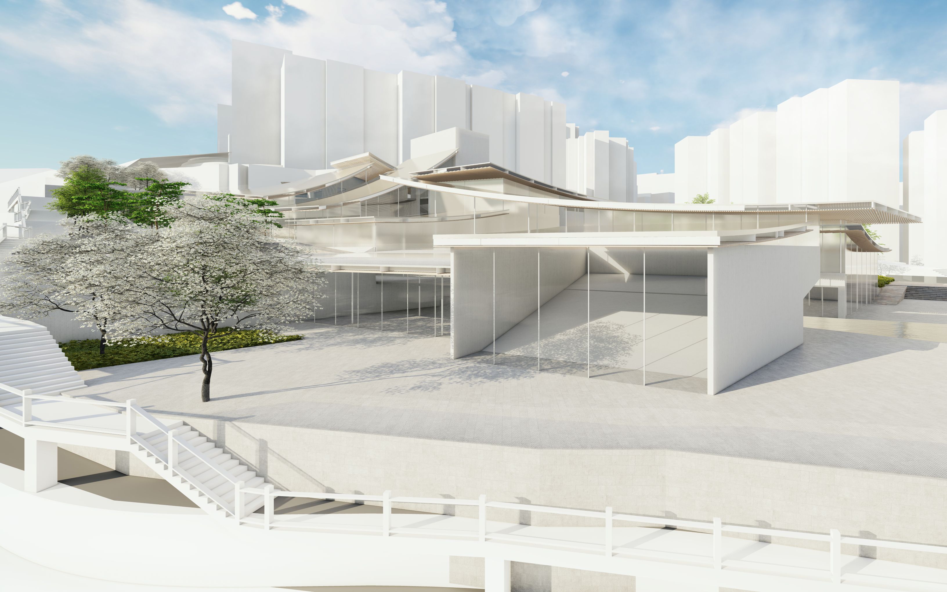 展览馆设计lumion渲染视频