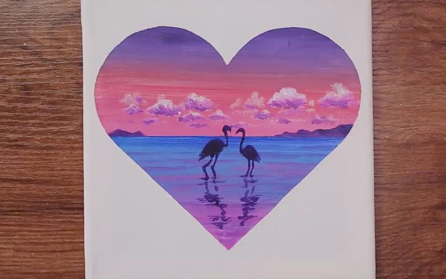 情人节绘画作品,带你学习如何绘画漂亮的心形画!