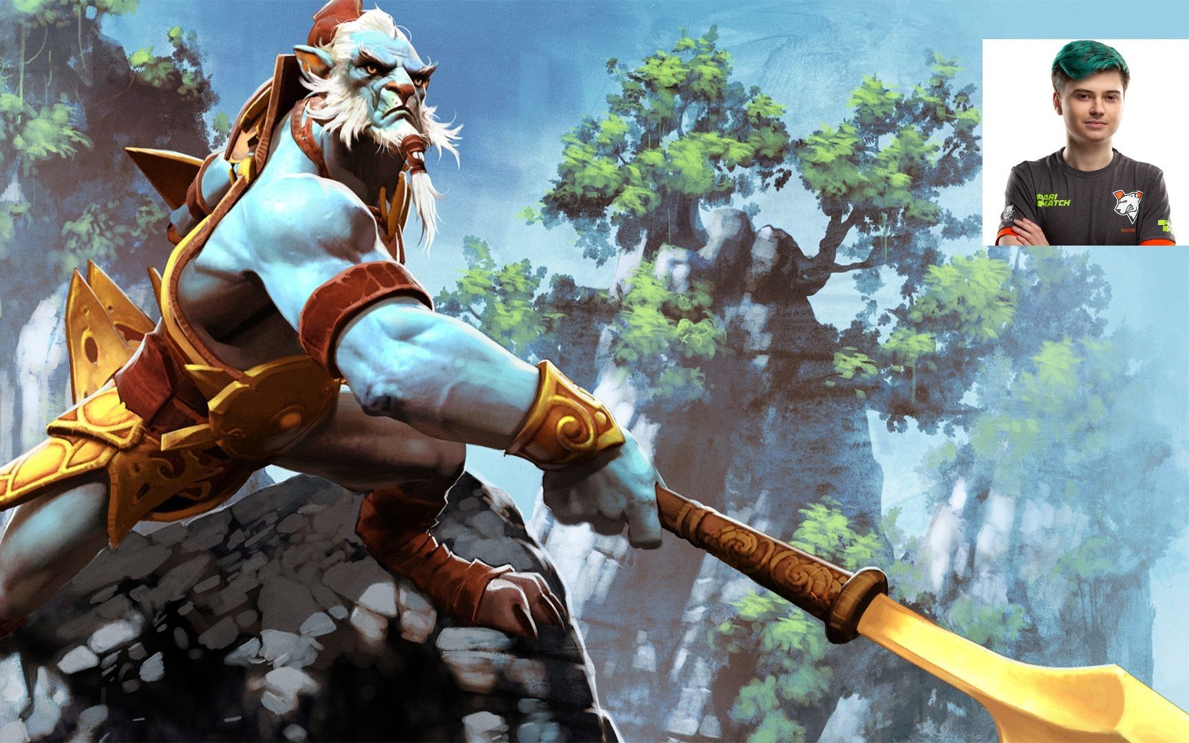 【dota 2 pro】ramzes666 - 双圣剑猴子输出爆炸 - 散失龙心冰眼大晕 