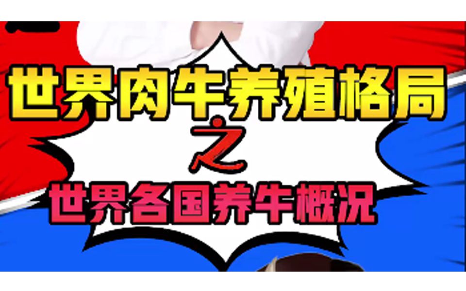 中国肉牛频道科学养牛微课堂世界各国养牛概况哔哩哔哩bilibili