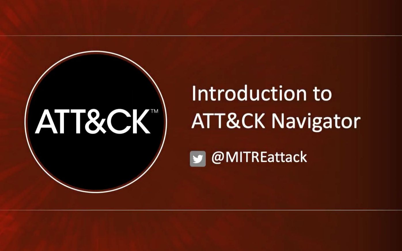 [图]MITRE ATT&CK Navigator使用视频教程