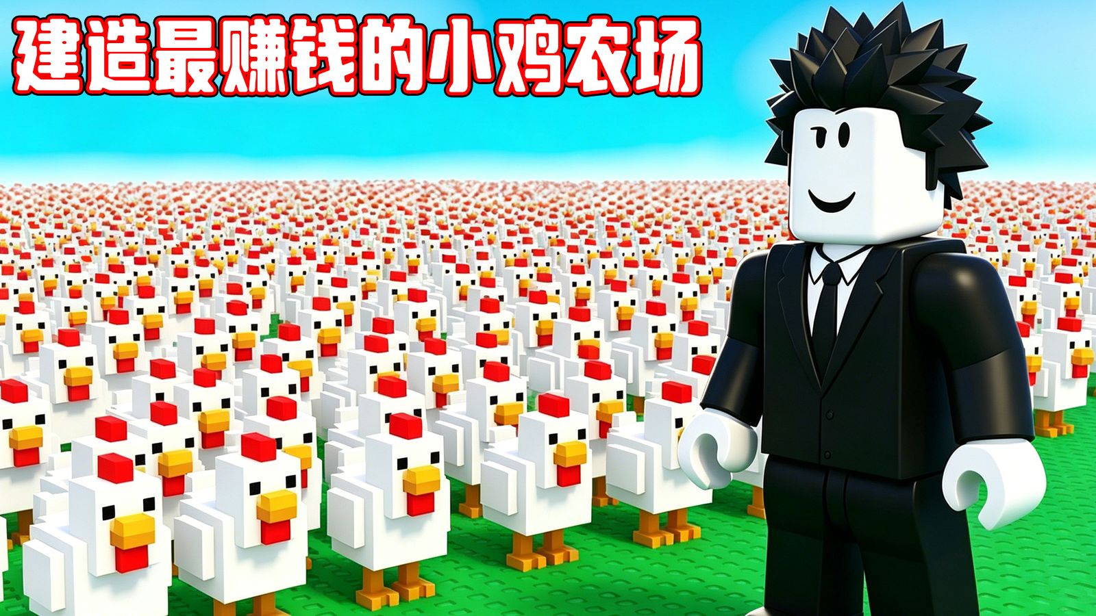 我要建造超级小鸡农场来生产无数鸡蛋！ROBLOX
