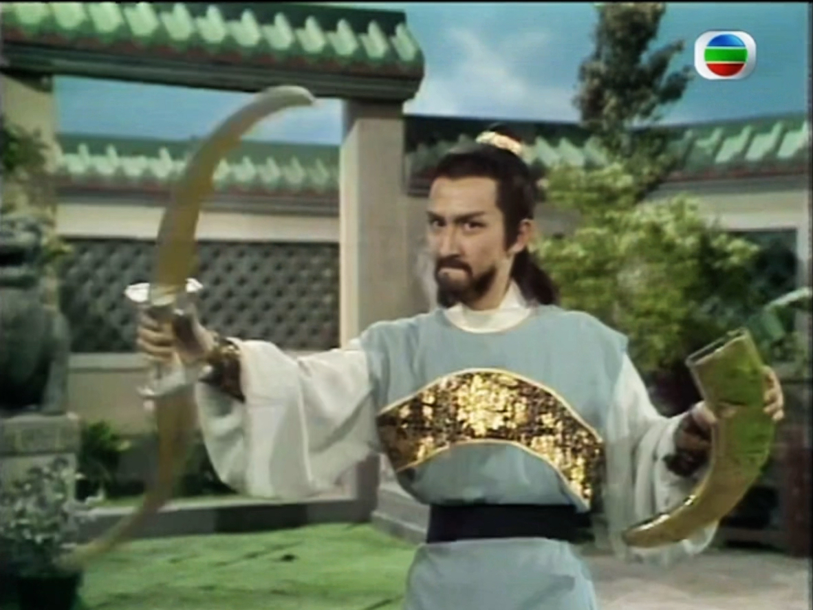 丁鹏使用竹竿打败手持圆月弯刀的柳若松