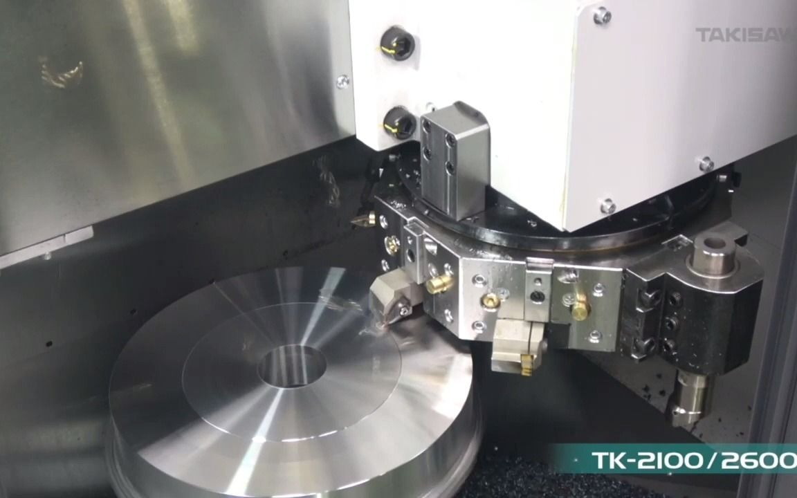 小型立车,节省空间好帮手 [NEW] TAKISAWA Vertical Lathe TK2100【五轴,德玛吉,CNC,车削中心,磨床,高端机床,模具】哔哩哔哩bilibili