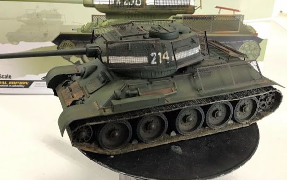 agent48搬运教程// 制作带铁丝网防护的t3485【1/35】(品牌:学院