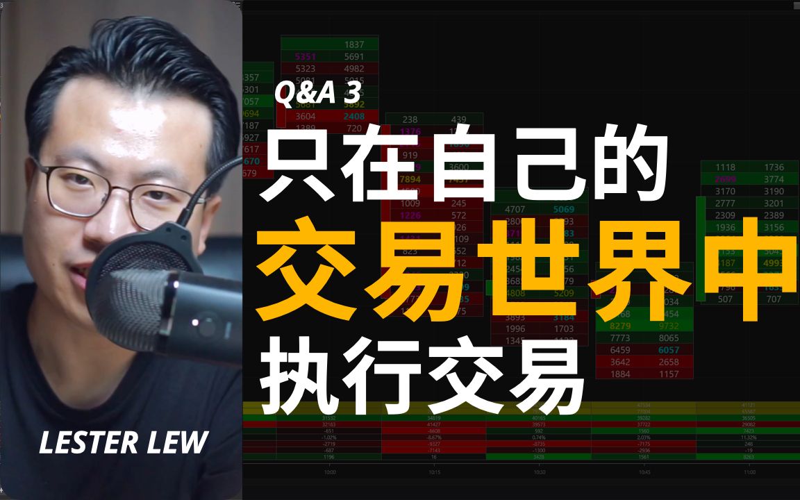 交易答疑系列:只在自己构建的交易世界中执行交易哔哩哔哩bilibili