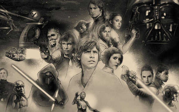 天行者家族蒙太奇 the skywalkers fight for glory: star wars