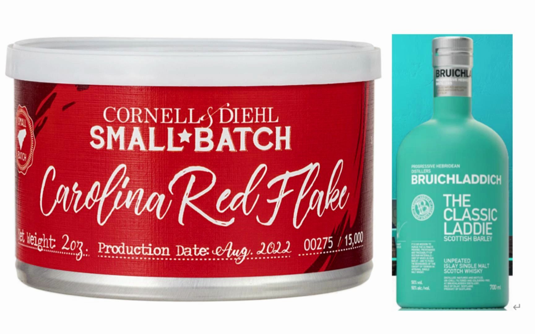 Cornell & Diehl Carolina Red Flake+布赫拉迪(Bruichladdich)the classic laddic哔哩哔哩bilibili