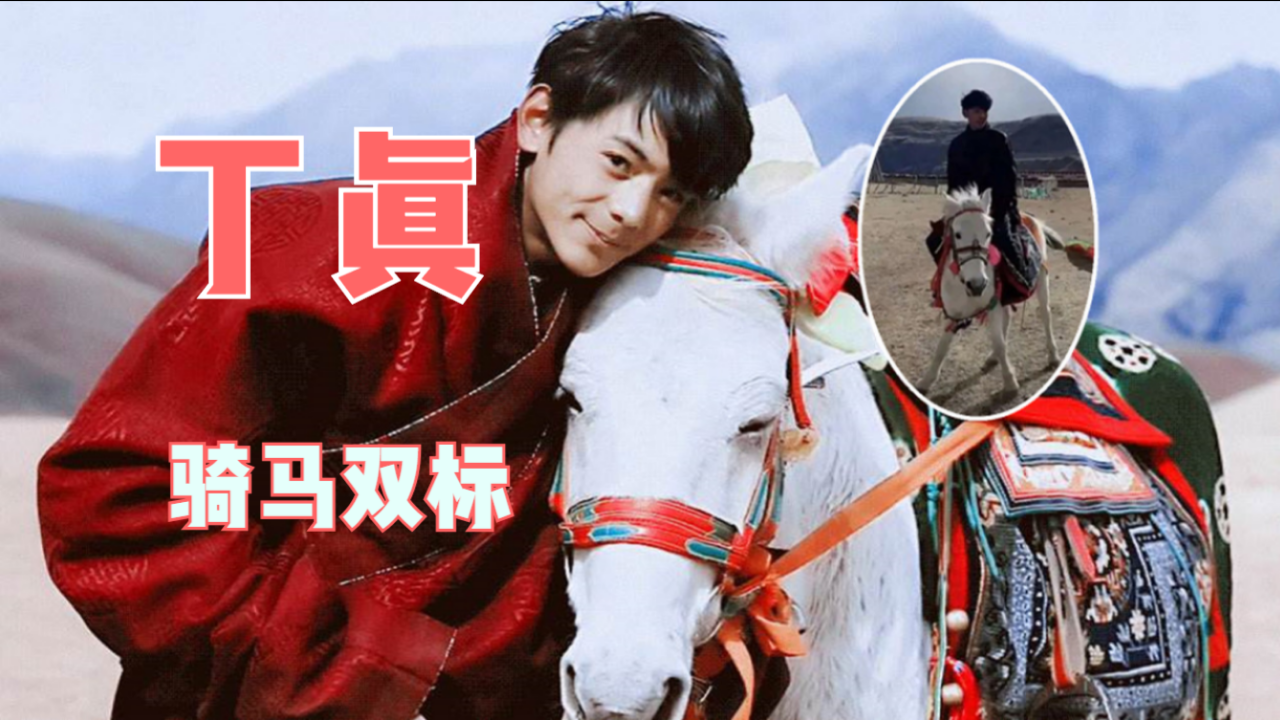 丁真赛马画面曝光骑爸爸最好的马奔腾骑珍珠却是这样