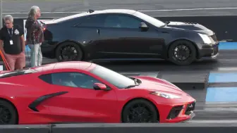 Download Video: 【4K】CTS-V 凯迪拉克 vs C8 科尔维特