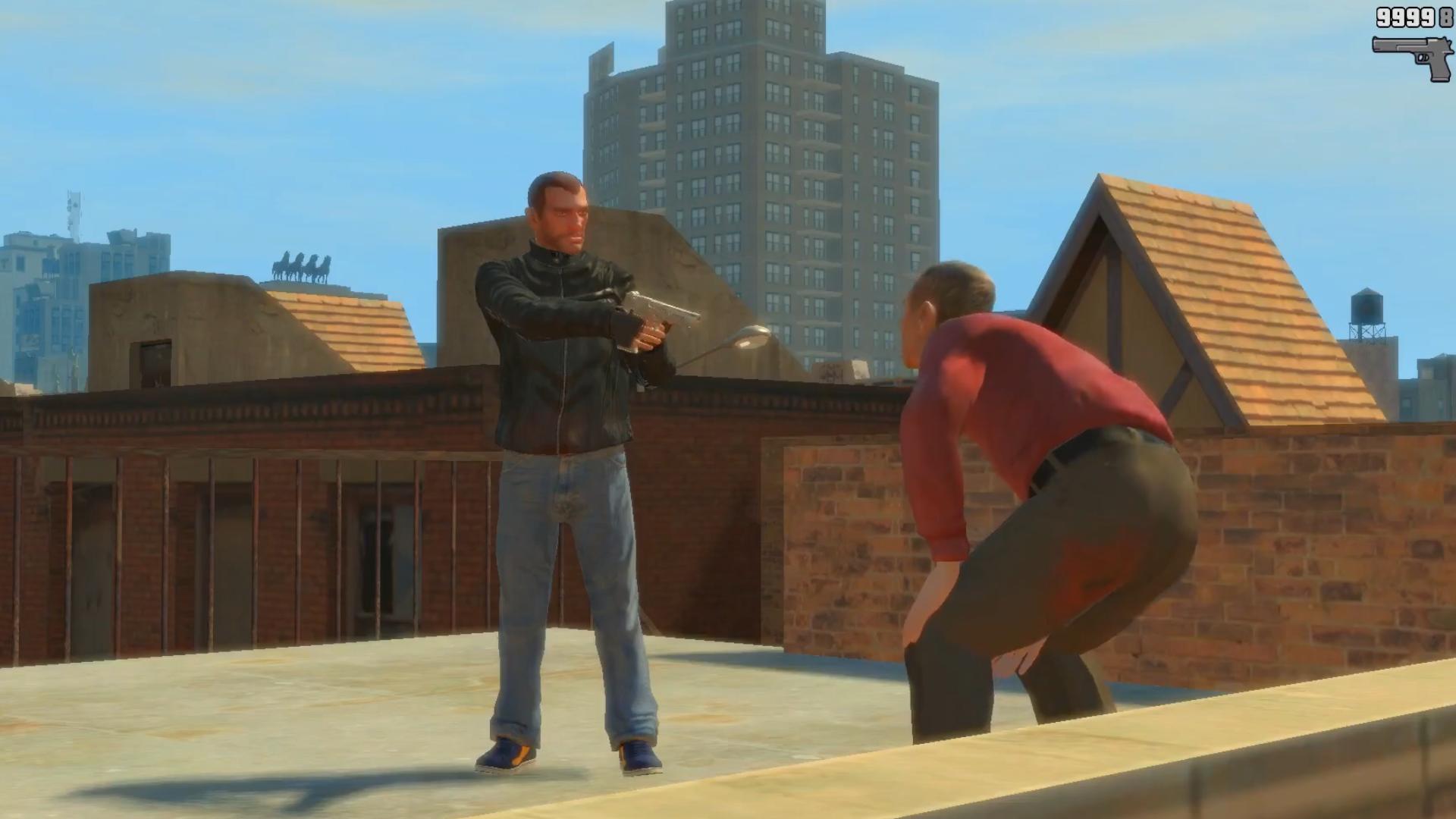 乔《gta4》尼克在ktv喝酒口感不好闹情绪解说:仅仅因为一杯酒就让ktv