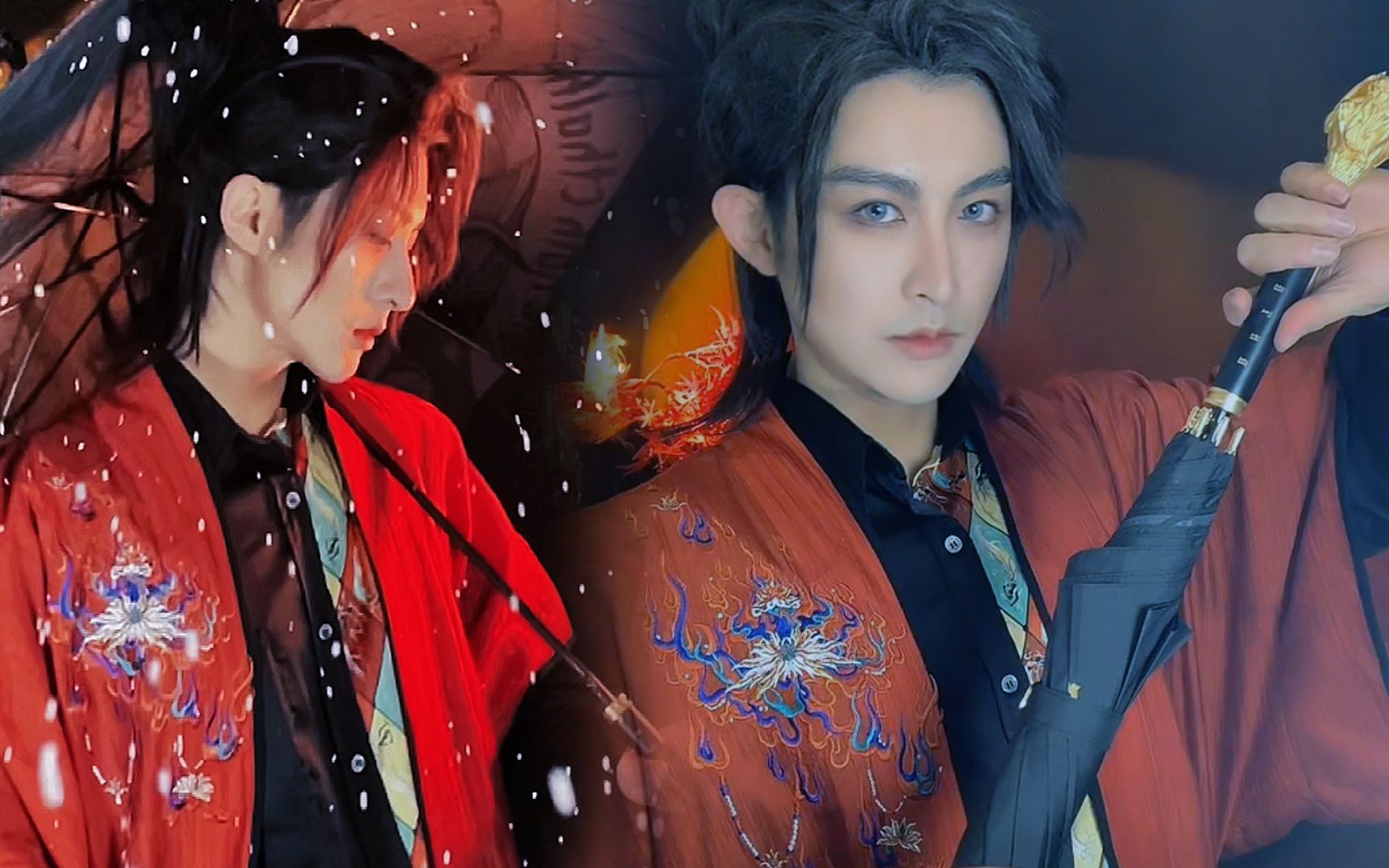 【小梦·李孟羲】雪中撑伞的红衣美人真实身份其实是剑客